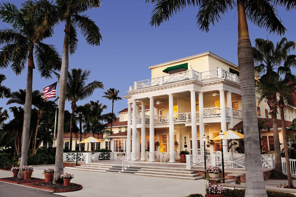 The landscape of Gasparilla Inn & Club.
