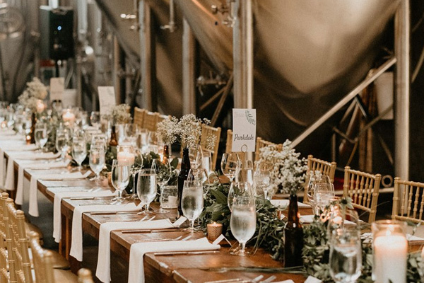 Wedding celebration at the Junction Craft Brewing.