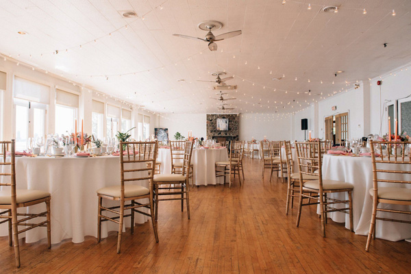Wedding held at The Argonaut Rowing Club.