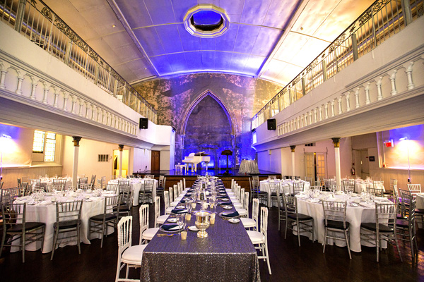 Wedding held at The Berkeley Church.