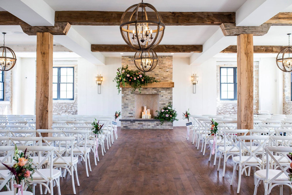 Wedding being held at The Elora Mill.
